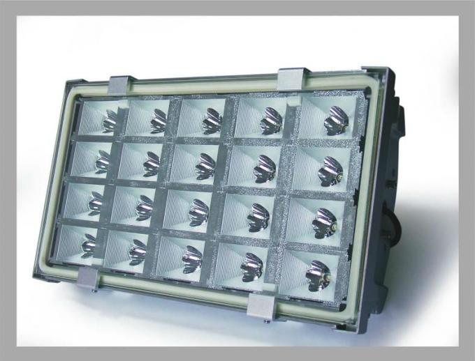 Aluminium économiseur d'énergie de lumière d'auvent de la station service LED de volt 100W à C.A. 220, appareils d'éclairage extérieurs d'inondation 0